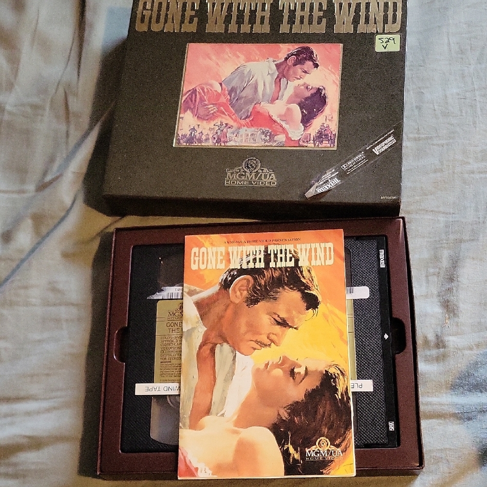 Gone With The Wind MGM Home Video Collector Box Set - Black & Brown